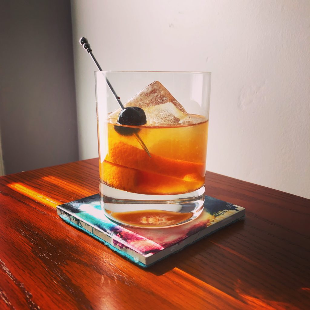 AppleVanilla Infused Bourbon Old Fashioned The Dancing Seal Lounge